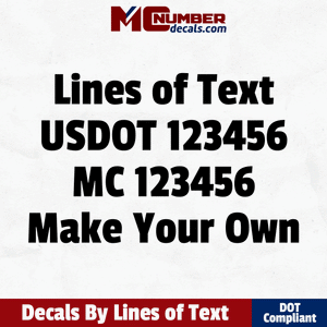 4 lines of text-usdot-mc