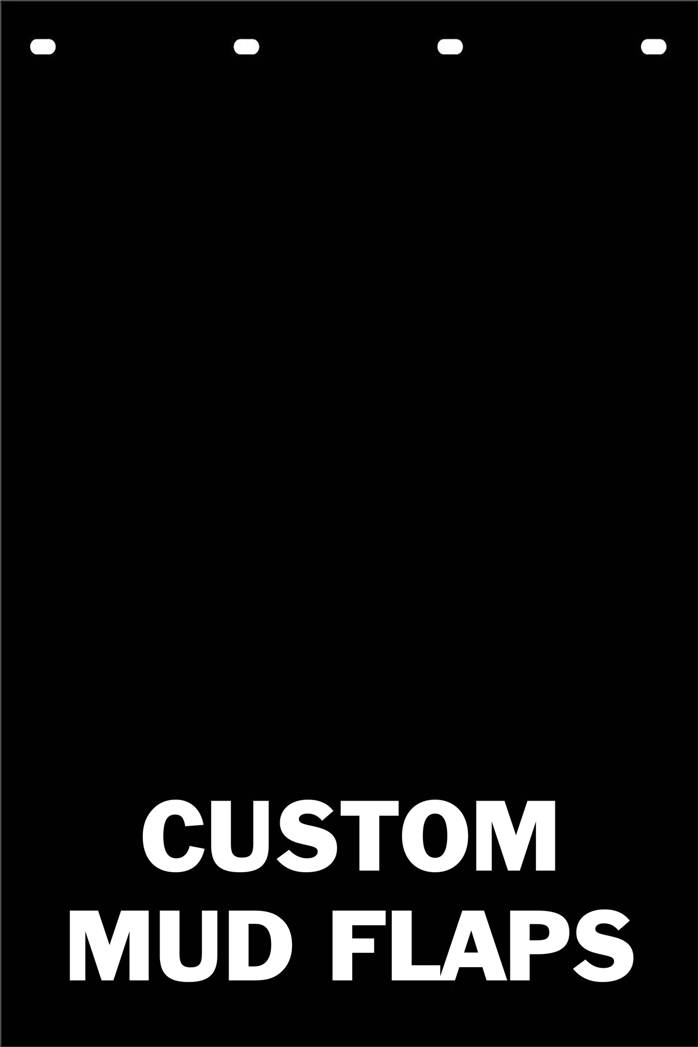 Custom Mud Flap | Create Your Own Mud Flap | 2 Lines of Text | 2 Pack