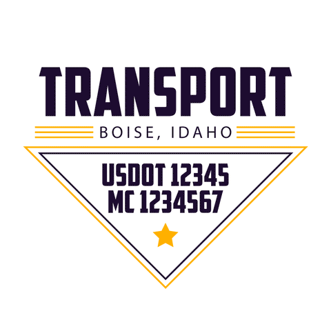 truck door decal with USDOT, MC