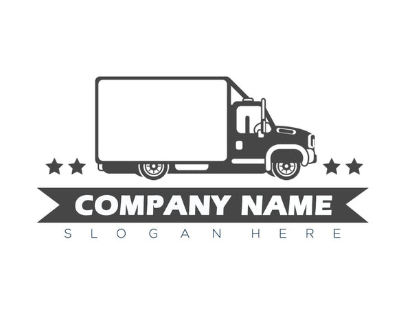 Company or transportation name truck decal