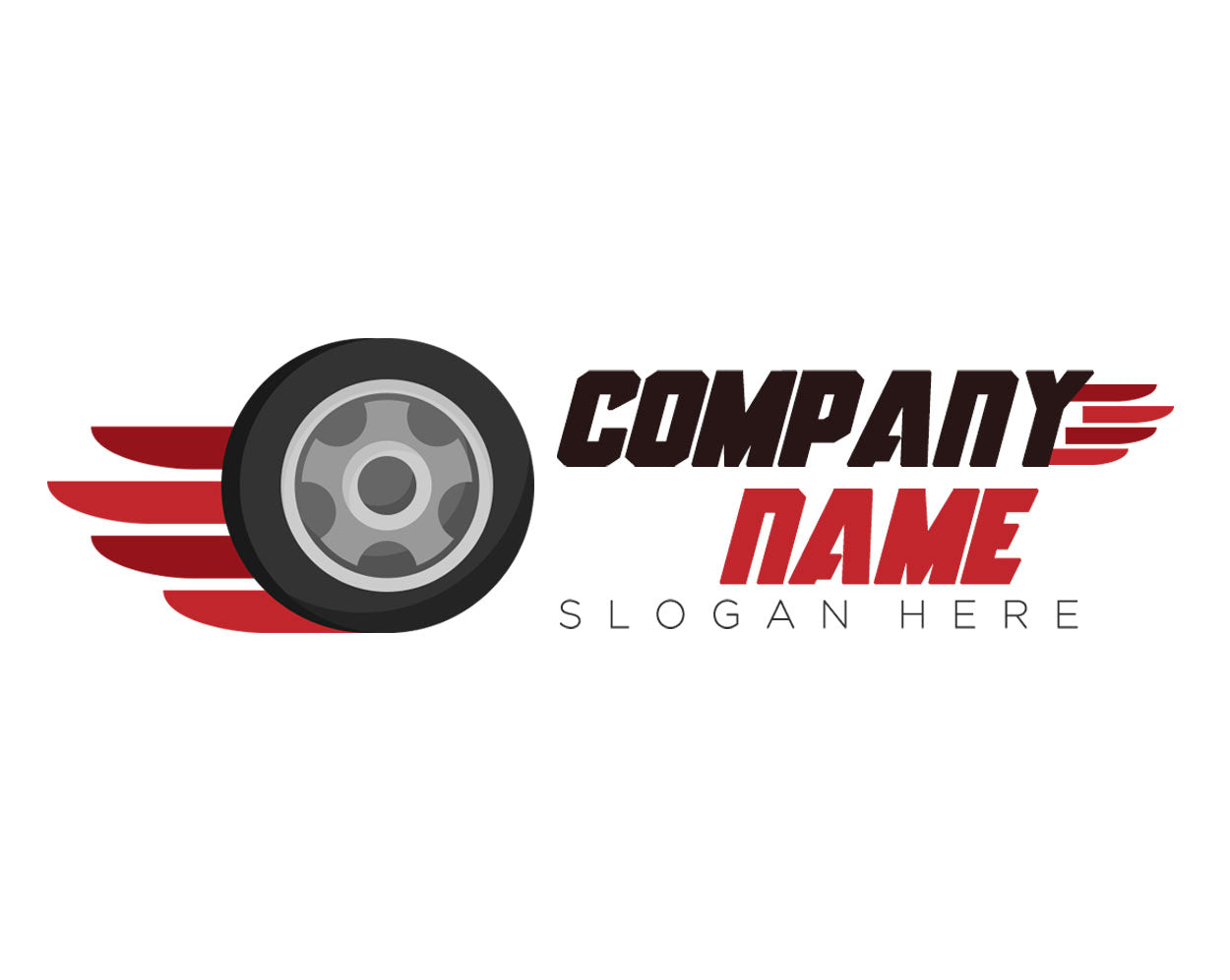 Company or transportation name truck decal