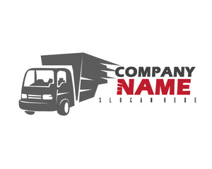 Company or transportation name truck decal