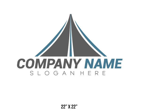 Company or transportation name truck decal