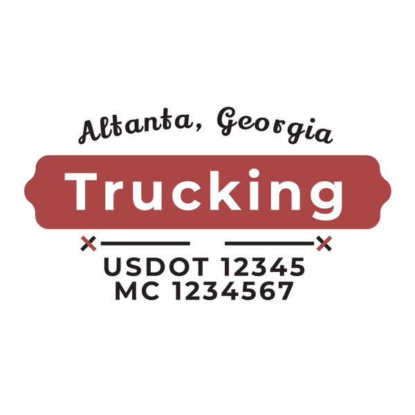 American Truck Door Decal (USDOT, MC, GVW) 2 Pack