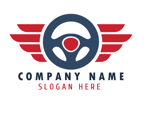 Company or transportation name truck decal