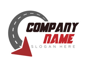 Company or transportation name truck decal