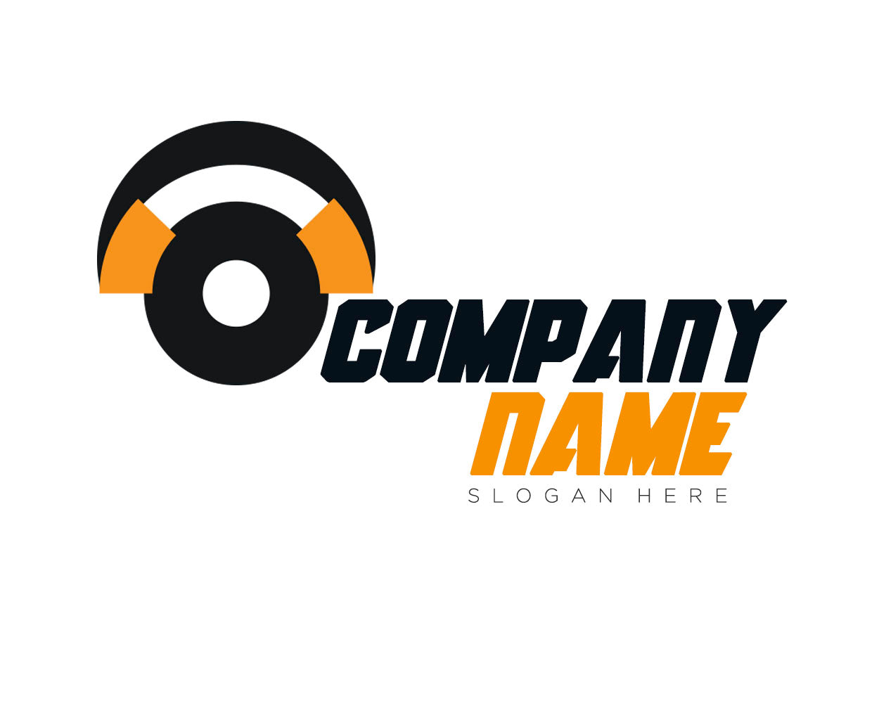 Company or transportation name truck decal