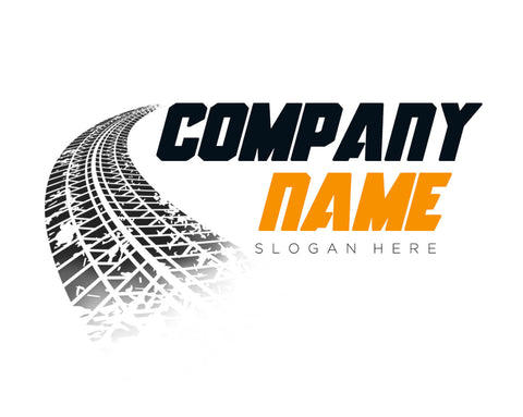 Company or transportation name truck decal