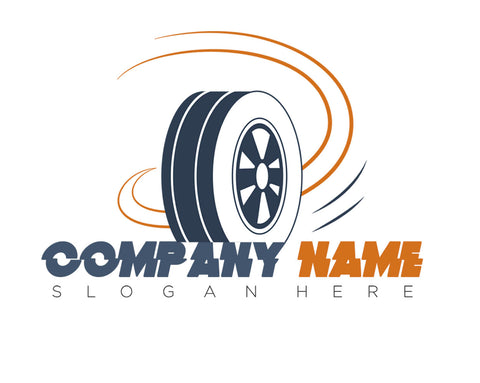 Company or transportation name truck decal