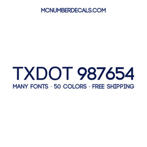 txdot number decal