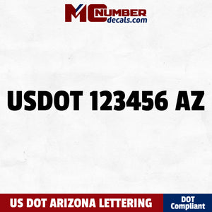 usdot decal arizona