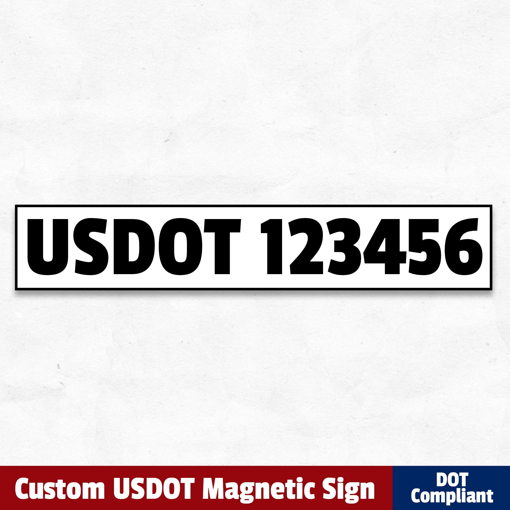 usdot magnetic sign