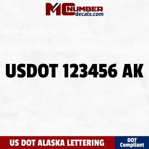 usdot decal alaska