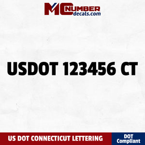 usdot decal Connecticut