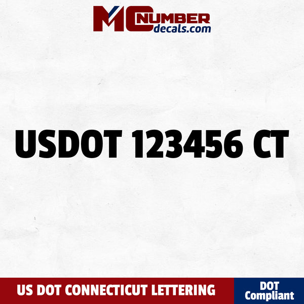 usdot decal Connecticut