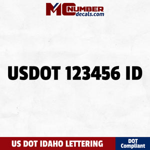 usdot decal Idaho