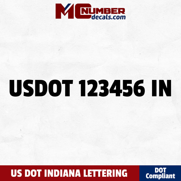 indiana usdot decal