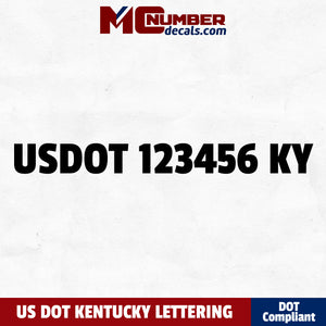 usdot decal kentucky