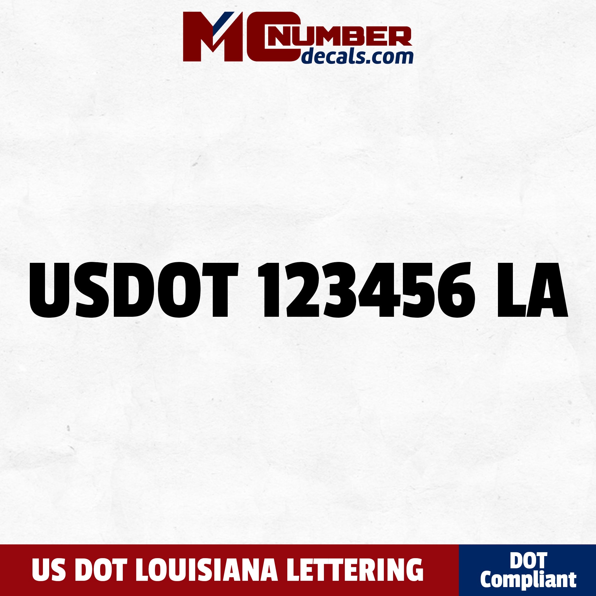 usdot decal Louisiana