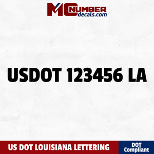 usdot decal Louisiana