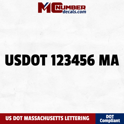 usdot decal massachusetts