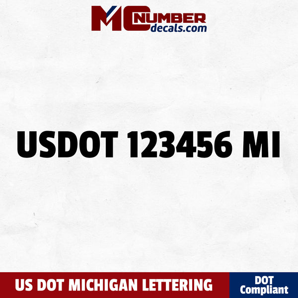 usdot decal michigan