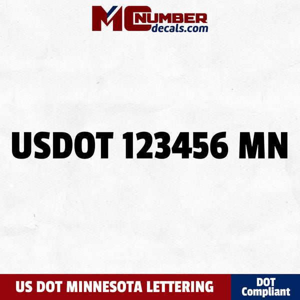 usdot decal Minnesota