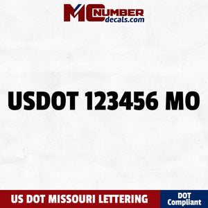 usdot decal Missouri