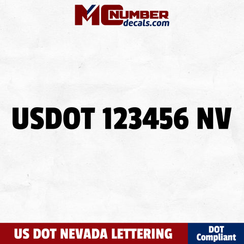 usdot decal nevada