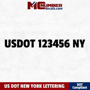 usdot decal New York