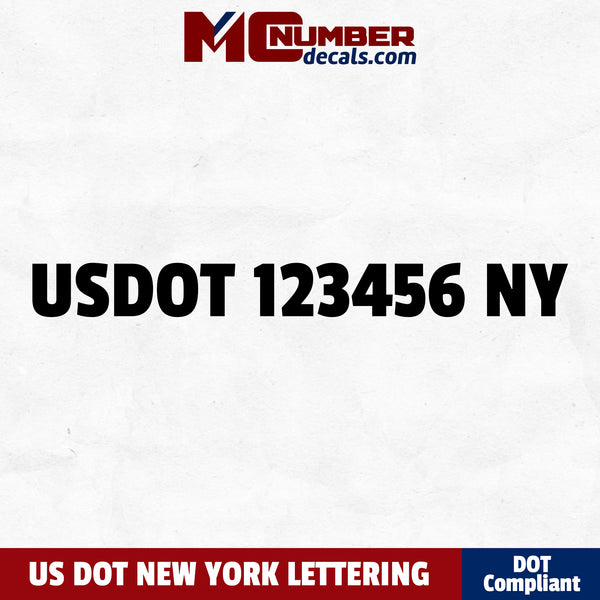 usdot decal New York