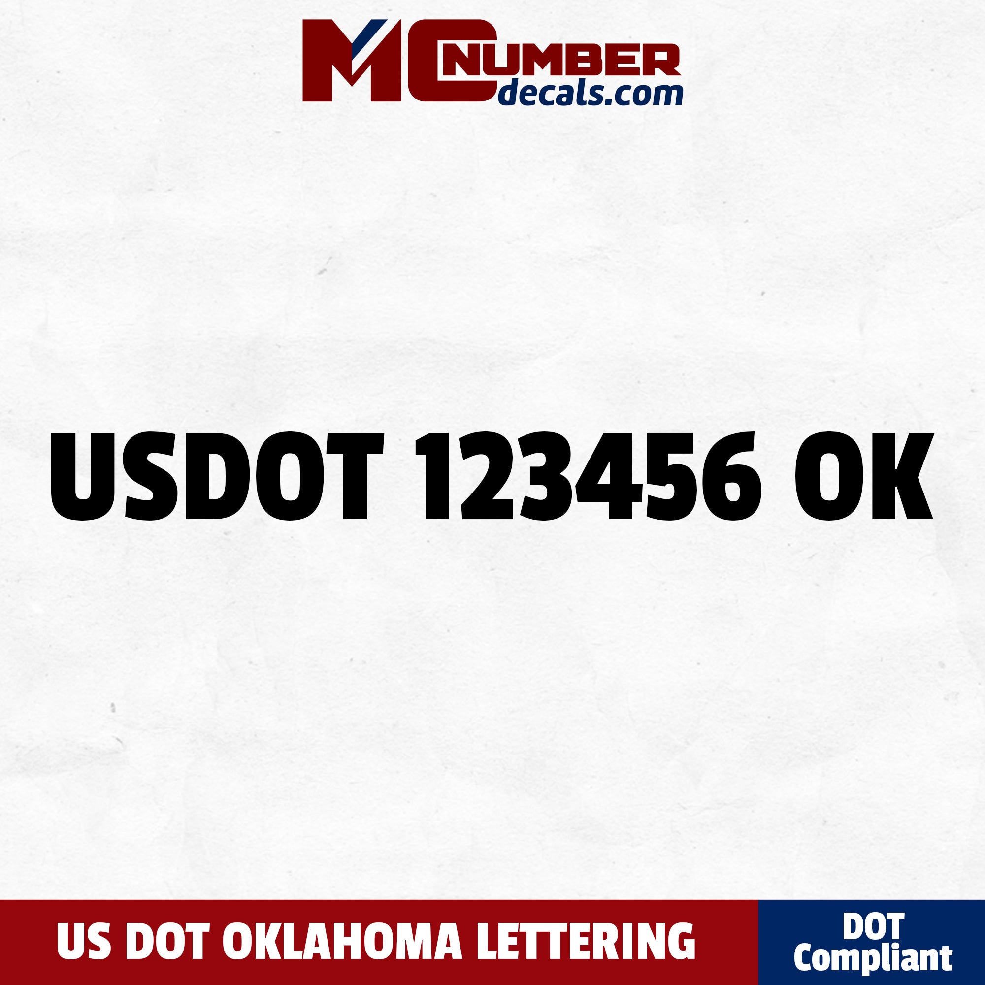 Oklahoma usdot decal