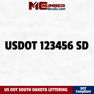 usdot decal south dakota