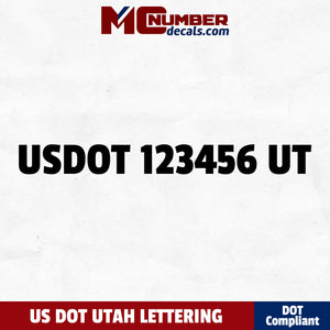 usdot decal utah