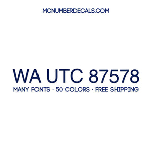 wa utc decal